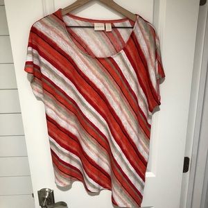 Chico’s asymmetrical blouse